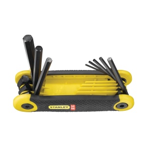 Set chei hexagonale pliabile Stanley 2-69-264, 8 piese, ergonomic, negru - Img 2