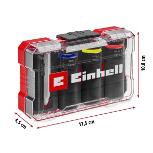 Set chei impact Einhell 5 piese CrMo otel protectie pentru jante aliaj M-CASE - Img 8