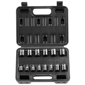 Set chei tubulare VEVOR SX38MST1400 14 piese Cr-Mo 6 puncte pentru reparatii auto