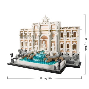 Set Constructie LEGO Architecture Trevi-Brunnen 21062, 1880 piese, model detaliat - Img 7
