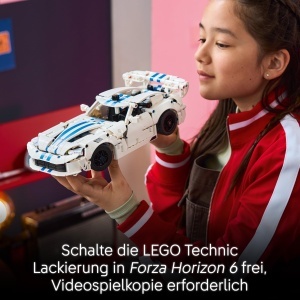 Set Constructie LEGO Technic Dodge Viper GTS-R - 805 Piese, cu Motor V10, 30 cm - Img 5