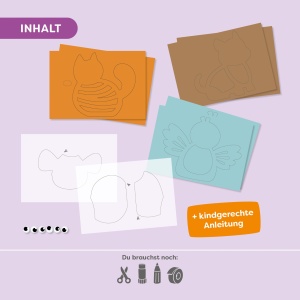 Set Creativ HABA Sachenmacher pentru Primul Dintre Animale - 3 Ani, Transparent, 6 Baze - Img 4