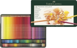 Set Creion Colorat Faber-Castell Polychromos 120 Culori Metalizat
