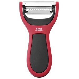 Set curatator legume 2 in 1 Silit, otel inoxidabil, 14 cm, compatibil masina de spalat vase