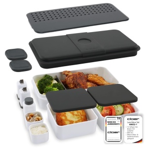 Set cutii de masa Cloer 800S2-1, 15 piese, 2,1 litri, fara BPA