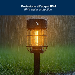 Set de 2 lampi solare pentru gradina Beper P207ILO021, LED, IP44, autonomie 6 ore - Img 5