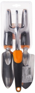Set de 3 piese Fiskars Garden Tool Ergo negru/portocaliu - Img 5