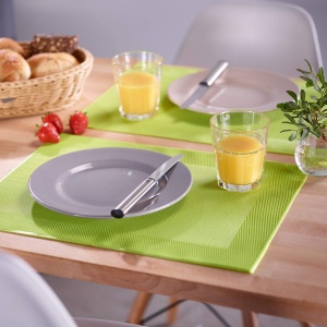 Set de 4 suporturi de masa Westmark, 42 x 32 cm, culoare limeverde, material sintetic - Img 4