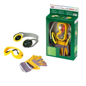 Set de accesorii pentru copii Theo Klein Bosch, manusi, ochelari si protectie urechi - Img 6