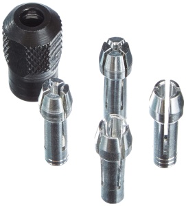 Set de accesorii pentru scule multifunctionale Dremel 4485, 4 dimensiuni de pensete piulita de fixare