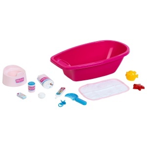 Set de Baie pentru Papusi Theo Klein Baby Coralie cu Accesorii