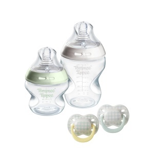 Set de Biberon Anti-Kolik Tommee Tippee Natural Start, 150ml si 260ml, 2 Suporturi
