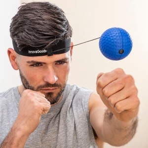 Set de Bile de Antrenament si Reflex InnovaGoods Balxing, Multicolor, Ideal pentru Sport - Img 2