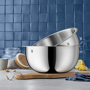 Set de boluri WMF Gourmet 4 piese inox Cromargan multifunctional stapelabil - Img 8