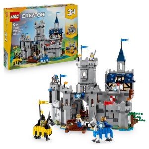Set de Constructie LEGO Creator Ritterburg 3-in-1, 1371 piese, 6 figurine