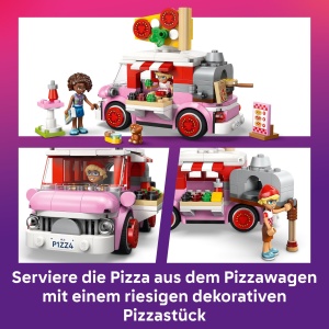 Set de Constructie LEGO Friends Pizzawagen 42694 cu 2 Figurine si Accesorii - Img 5