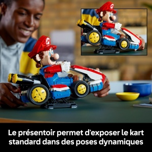 Set de Constructie LEGO Mario Kart Mario si Standard-Kart 72037, 1972 piese - Img 10