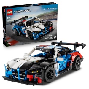Set de Constructie LEGO Technic BMW M4 GT3 EVO, 747 piese, cu motor V6