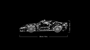 Set de Constructie LEGO Technic Ford GT 2022, 112, 1466 piese, culoare albastru - Img 7