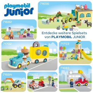 Set de Constructie PLAYMOBIL JUNIOR 72085 - Superhelden Action cu Apa si Foc, pentru copii 4 - Img 5