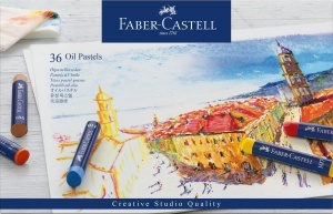 Set de Creioane Colorate Faber-Castell, 36 culori, pentru tehnici de pictura - Img 2