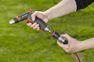 Set de curatare Gardena Premium 18306-20, design ergonomic, apa stop, pentru irigare - Img 2