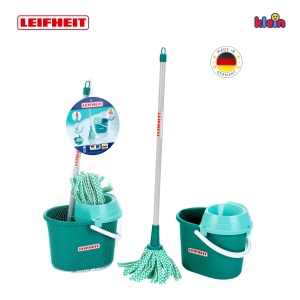 Set de curatenie pentru copii Theo Klein, 3 piese, cu mop si galeata, 56 cm - Img 6