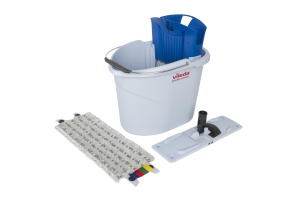 Set de curatenie Vileda Ultraspeed Mini, Eimer 10L, Wischer cu Microfibra