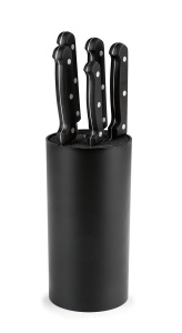 Set de cutite GOURMETmaxx 6 piese din otel inoxidabil cu bloc de depozitare