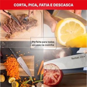 Set de cutite Tefal Ice Force K2324S74 4 piese lama rezistenta design ergonomic - Img 4