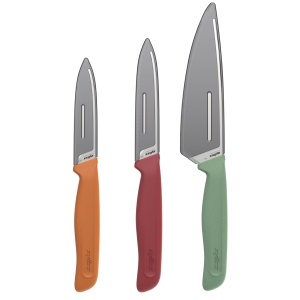 Set de cutite Zyliss Classic 3 piese din otel inoxidabil cu maner ergonomic - Img 2