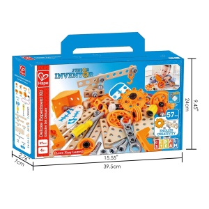 Set de experimente Hape Junior Inventor Deluxe STEM pentru copii 4 ani - Img 7