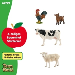 Set de Figurine Ferma Schleich 42729 4 Piese pentru copii de la 3 ani - Img 5