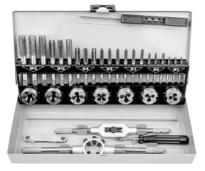 Set de filetare Bruder Mannesmann M53250-B 32 piese cu accesorii si garantie 10 ani