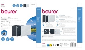 Set de filtre Beurer LR 210LR 200, HEPA H13, activ carbon, 3 straturi - Img 3