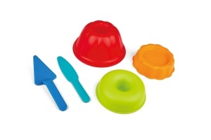 Set de forme pentru nisip Hape - Jucarie creativa din plastic rezistent pentru copii