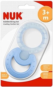 Set de inele de racire NUK, 2 piese, masaj si racire, BPA free, culori sortate - Img 3