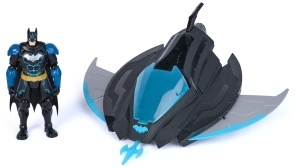 Set de Joaca Batman Ninja cu Batwing si Figurina de 15cm