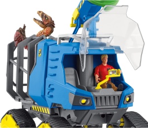 Set de Joaca cu Dinozauri Schleich 42604 Vehicul de Urmarire cu 5 Piese - Img 5