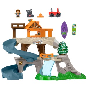 Set de Joaca Fisher-Price Little People cu Peisaj Montan, 46 cm, 6 Figurine - Img 8