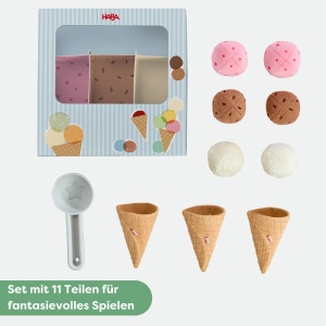 Set de Joaca HABA Eisdiele cu Eiskugeln Magnetice pentru Copii de la 3 Ani - Img 4