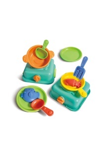 Set de Joaca Hape pentru Plaja - Utensile si Accesorii pentru Gatit, 18 luni