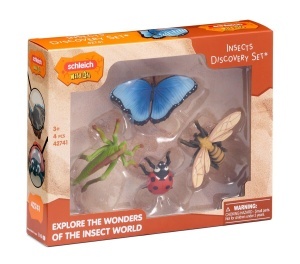 Set de Joaca Insecte Schleich WILD LIFE 4 Figurine Detaliate 3 Ani - Img 8