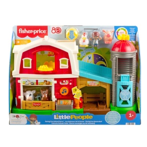 Set de joaca interactiv Fisher-Price Little People Ferma cu muzica si 4 animale - Img 6