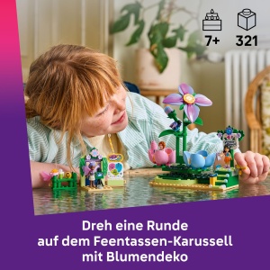 Set de Joaca LEGO Friends Carusel cu Cesti de Ceai 42702, 321 piese, pentru copii de la 7 ani - Img 3