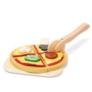 Set de Joaca Melissa Doug Pizzerie din Lemn 41 Piese Educational pentru Copii 3 Ani - Img 7