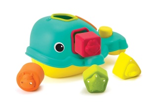 Set de joaca pentru baie Infantino 315130-00 cu Orca si 8 cupa colorate - Img 2