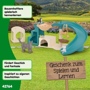 Set de Joaca pentru Pisici Schleich Farm World 42764, 12 Piese, Activitati Diverse - Img 6