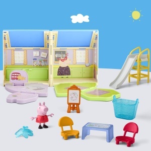 Set de Joaca Peppa Pig cu Spatiu de Joaca si Figurina, Accesorii Creative, pentru Copii de la 3 Ani - Img 4