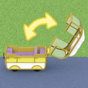 Set de Joaca Peppa Pig F94235L1 cu 3 Vehicule si 5 Figurine pentru Copii - Img 5